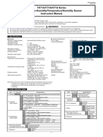 TH71A/T71A/H71A Series Temperature-Humidity/Temperature/Humidity Sensor Instruction Manual