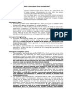 Deviations During PWHT and Response