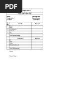 Payslip Format