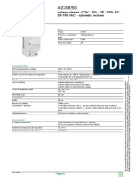 Product Data Sheet: Voltage Release - iCNV - 50A - 2P - 280V AC, 55 160 VAC - Automatic Recloser