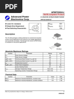 Advanced Power Electronics Corp.: AP90T03GH/J