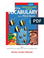 Building Vocabulary From Word Roots Level 5 PDF