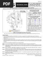 Technical Data: 2-1/2" & 3" (DN65 & DN80) MODEL F Deluge Valve Vertical Conventional Trim Chart