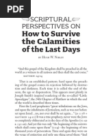 Hugh Nibley - Scriptural Perspectives On How To Survive The Calamities of The Last Days