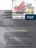 Loading and Haulage For Surface Coal Mining