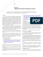 Determining The High Stress Abrasion Resistance of Hard Materials