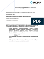 Foro N°1 Modulo 1 Perfil de Puesto y Plan de Capacitación