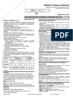 FACTOR X Plasma Déficient