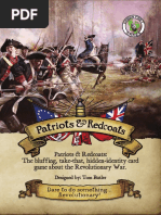 Patriots & Redcoats: The Bluffing, Take-That, Hidden-Identity Card Game About The Revolutionary War