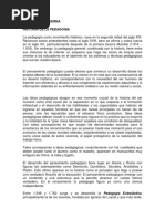 Pedagogía Clásica y Modernatramo PDF