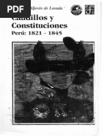 Caudillos y Constituciones Peru 1821 184 PDF