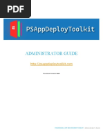 PSApp Deployment Toolkit Admin Guide