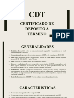 Certificado de Depósito A Término