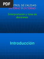 Control Calidad Interna y Externa