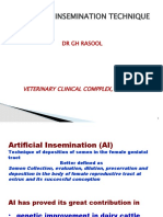 Artificial Insemination Technique: DR GH Rasool