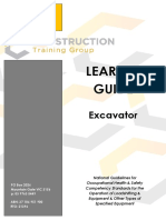 Excavator Leraner Guide PDF