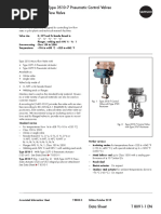 Type 3510 1 and Type 3510 7 Pneumatic Control Valves Type 3510 Micro Flow Valve