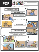 La Rutina Diaria de Pablo Hoja de Trabajo - 62043