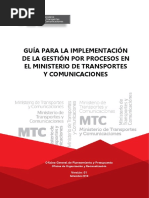 Guía de Gestión de Procesos Del MTC PDF