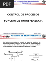 Control de Procesos Funcion de Transferencia