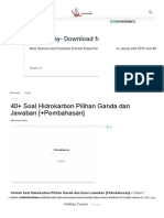 40+ Soal Hidrokarbon Pilihan Ganda Dan Jawaban (+pembahasan)