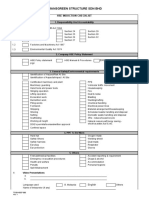 Transgreen Structure SDN BHD: Hse Induction Checklist