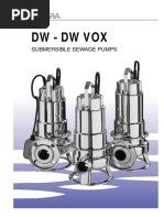 Ebara Pump Catalog DW DW VOX New PDF