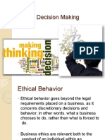 Ethical Decision Making Unit 1