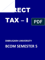 Basics of Income Tax of India PDF