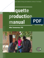 Briquette Production Manual: Basic and Advanced Technology