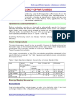 Energy Efficiency Opportunities: Operations and Maintenance