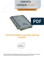 "Synchronization and Load Sharing ": Technical Documentation