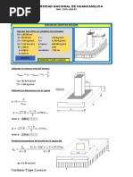 Plantilla Excel para El Diseño de Zapatas Céntricas & Aisladas