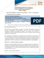 Tarea 1 - Presaberes Metodos Deterministicos