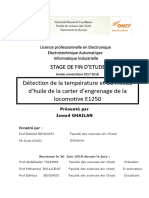 Rapport PFE ELECTRONIQUE, ELECTROTECHNIQUE, AUTOMATIQUE ET INFORMATIQUE INDUSTRIELLE