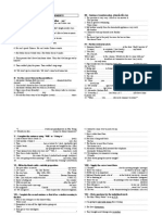 Unit 2: Making Arrangements I - Rewrite the following sentences, using "neither… nor". III - Sentences transformation. (chuyển đổi câu)