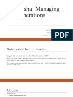 Subhiksha: Managing Store Operations: Ankur Shukla - 002 Ajay Kaushik - 006 Akshay Gathekar - 008