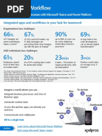 Integrated Workflow of Microsoft Teams and Power Platform