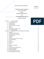 Transfer of Business Agreement (SEC)