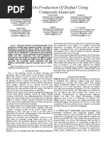 Studies On Production of Biofuel Using Composite Materials