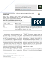 Comprehensive Cytotoxicity Studies of Superparamagnetic Iron Oxide Nanoparticles