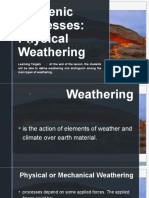 Exogenic Processes: Physical Weathering