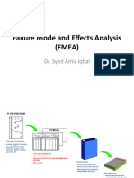 Failure Mode and Effects Analysis (FMEA) : Dr. Syed Amir Iqbal