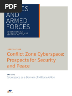 Ethics AND Armed Forces: Conflict Zone Cyberspace: Prospects For Security and Peace