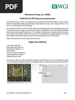 WGI FireFLY6 PRO RTK Accuracy Assessment