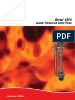 ESP3 Vertical Immersion Sump Pump
