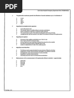 Physiology - MCQ - Primary - Renal