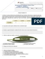 Ficha de Trabalho Nº 1 - Fotossíntese - Biologia 10º TAS