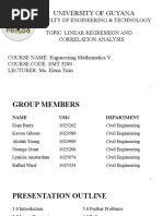 Linear Regression and Correlation Analysis Presentation1
