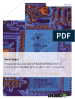 Programming and Use of TMS320F2812 DSP To Control and Regulate Power Electronic Converters PDF